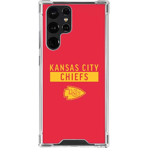 NFL Kansas City Chiefs Red Performance Series Galaxy S24 Ultra Clear Case