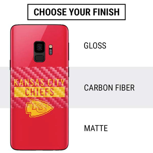 NFL Kansas City Chiefs Red Performance Series Galaxy S9 Skin