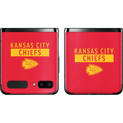 NFL Kansas City Chiefs Red Performance Series Galaxy Z Flip Skin