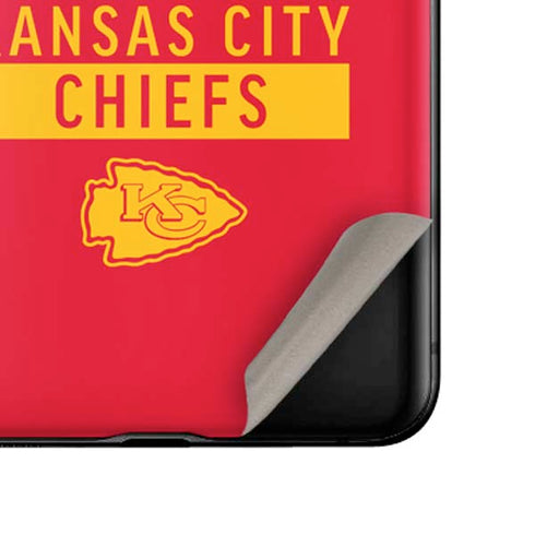 NFL Kansas City Chiefs Red Performance Series Galaxy Z Flip Skin