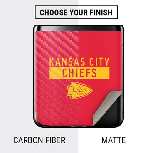 NFL Kansas City Chiefs Red Performance Series Galaxy Z Flip Skin