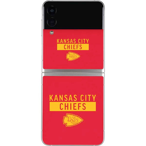 NFL Kansas City Chiefs Red Performance Series Galaxy Z Flip3 5G Skin