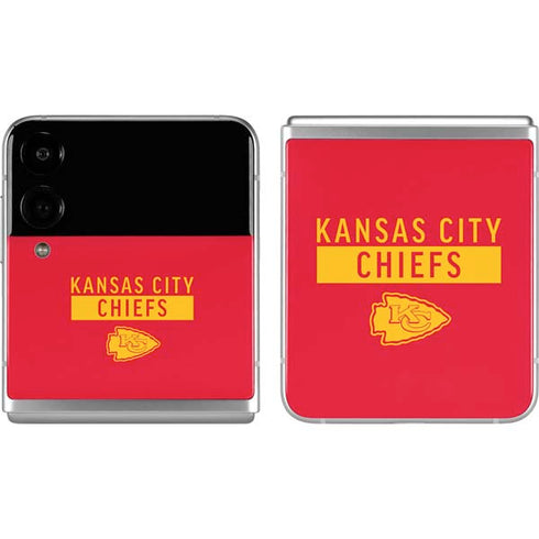 NFL Kansas City Chiefs Red Performance Series Galaxy Z Flip4 5G Skin