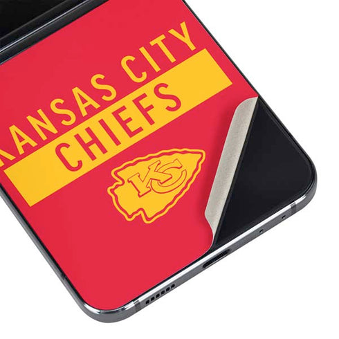 NFL Kansas City Chiefs Red Performance Series Galaxy Z Flip5 5G Skin