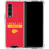 NFL Kansas City Chiefs Red Performance Series Galaxy Z Fold4 5G Clear Case