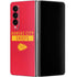 NFL Kansas City Chiefs Red Performance Series Galaxy Z Fold4 5G Skin