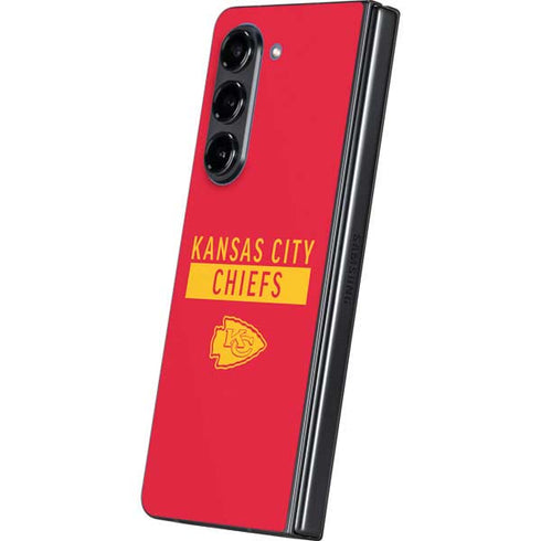 NFL Kansas City Chiefs Red Performance Series Galaxy Z Fold5 5G Skin