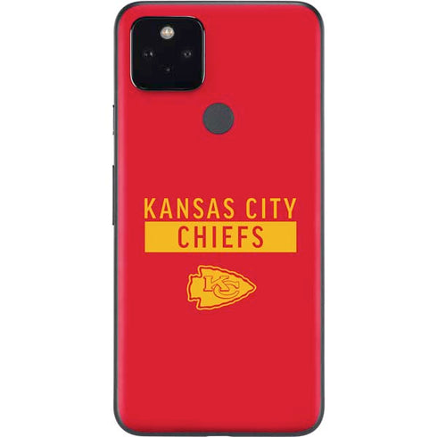 NFL Kansas City Chiefs Red Performance Series Google Pixel 5a Skin