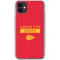 NFL Kansas City Chiefs Red Performance Series iPhone 11 Clear Case