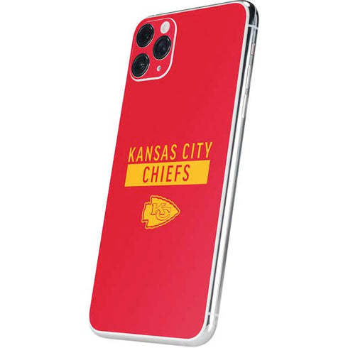 NFL Kansas City Chiefs Red Performance Series iPhone 11 Pro Max Skin