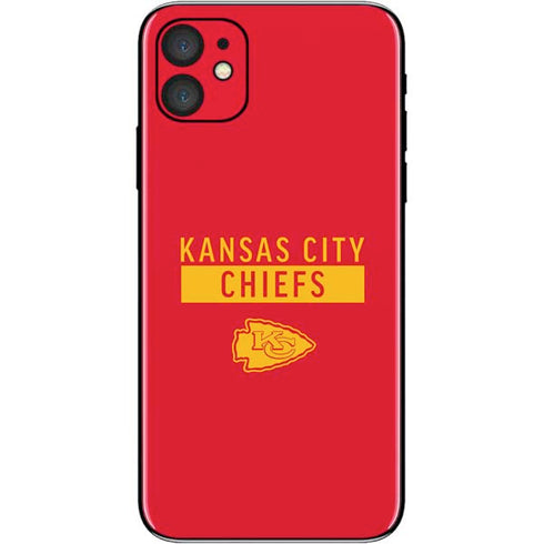 NFL Kansas City Chiefs Red Performance Series iPhone 11 Skin