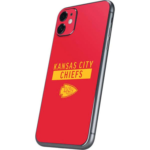 NFL Kansas City Chiefs Red Performance Series iPhone 11 Skin