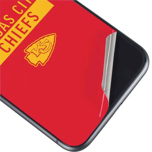 NFL Kansas City Chiefs Red Performance Series iPhone 11 Skin
