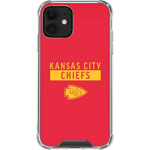 NFL Kansas City Chiefs Red Performance Series iPhone 12 Clear Case