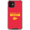 NFL Kansas City Chiefs Red Performance Series iPhone 12 Mini Clear Case