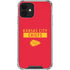 NFL Kansas City Chiefs Red Performance Series iPhone 12 Mini Clear Case