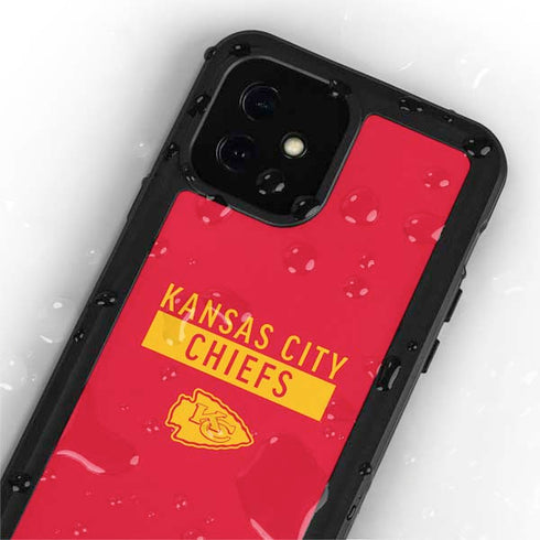 NFL Kansas City Chiefs Red Performance Series iPhone 12 Mini Waterproof Case