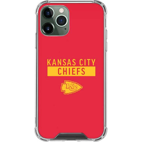 NFL Kansas City Chiefs Red Performance Series iPhone 12 Pro Clear Case