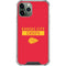 NFL Kansas City Chiefs Red Performance Series iPhone 12 Pro Clear Case