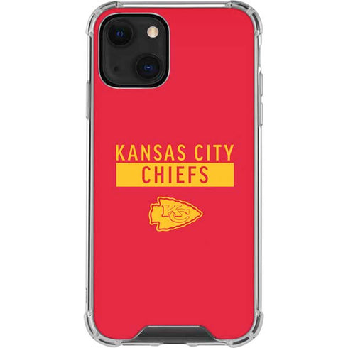 NFL Kansas City Chiefs Red Performance Series iPhone 13 Mini Clear Case