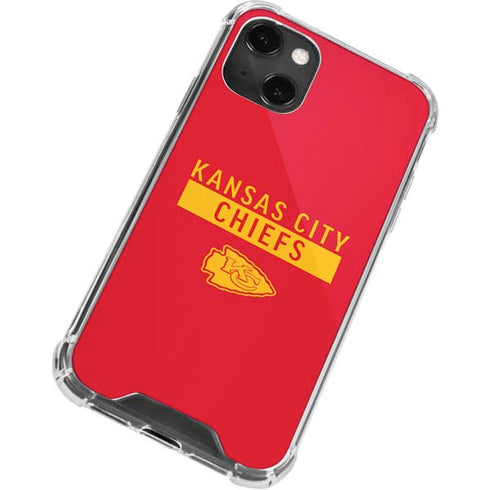 NFL Kansas City Chiefs Red Performance Series iPhone 13 Mini Clear Case