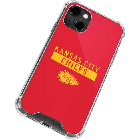 NFL Kansas City Chiefs Red Performance Series iPhone 14 Clear Case