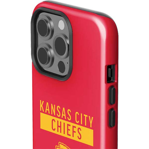 NFL Kansas City Chiefs Red Performance Series iPhone 15 Pro Impact Case