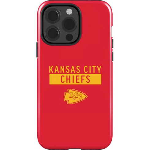 NFL Kansas City Chiefs Red Performance Series iPhone 15 Pro Impact Case