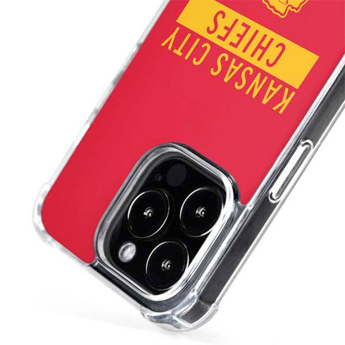 NFL Kansas City Chiefs Red Performance Series iPhone 15 Pro MagSafe Case