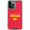 NFL Kansas City Chiefs Red Performance Series iPhone 14 Pro Max Clear Case