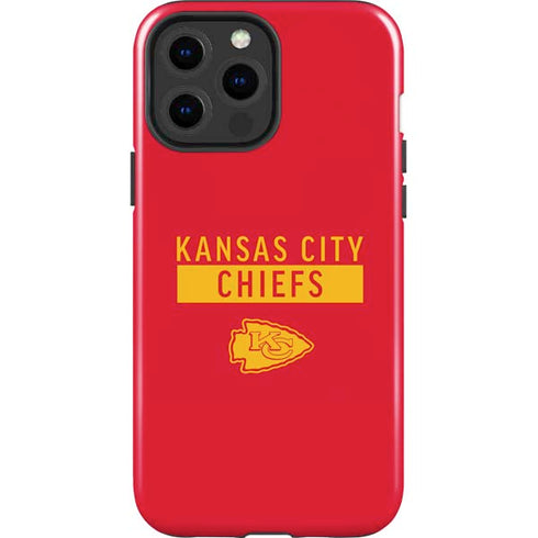 NFL Kansas City Chiefs Red Performance Series iPhone 15 Pro Max Impact Case