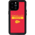 NFL Kansas City Chiefs Red Performance Series iPhone 14 Pro Max Waterproof Case