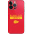 NFL Kansas City Chiefs Red Performance Series iPhone 14 Pro Skin