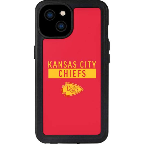 NFL Kansas City Chiefs Red Performance Series iPhone 15 Plus Waterproof Case