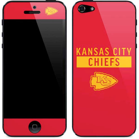 NFL Kansas City Chiefs Red Performance Series iPhone 5/5s/5SE Skin