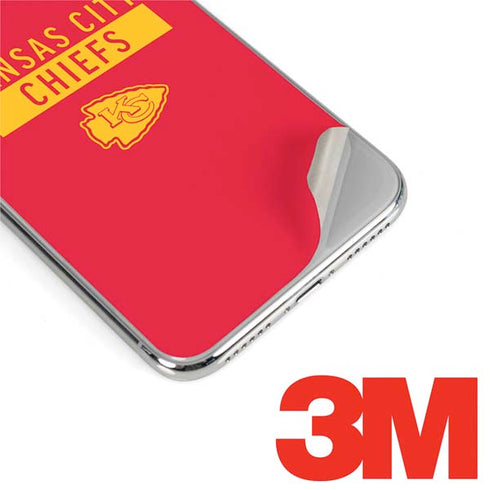 NFL Kansas City Chiefs Red Performance Series iPhone XS Max Skin