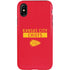 NFL Kansas City Chiefs Red Performance Series iPhone XS Pro Case