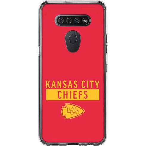 NFL Kansas City Chiefs Red Performance Series LG K51/Q51 Clear Case