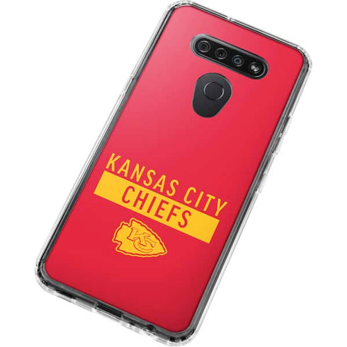 NFL Kansas City Chiefs Red Performance Series LG K51/Q51 Clear Case