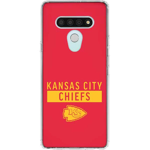 NFL Kansas City Chiefs Red Performance Series LG Stylo 6 Clear Case