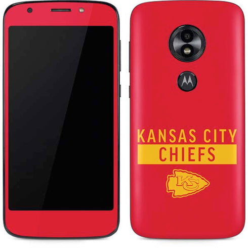 NFL Kansas City Chiefs Red Performance Series Moto E5 Play Skin