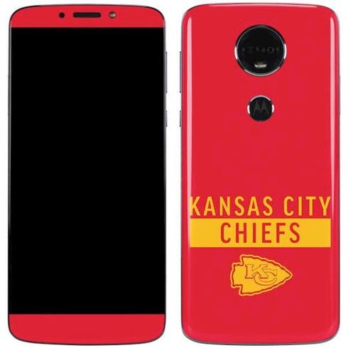 NFL Kansas City Chiefs Red Performance Series Moto E5 Plus Skin