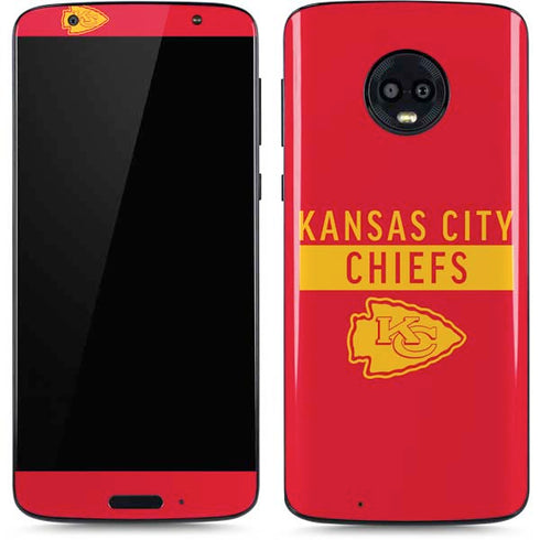 NFL Kansas City Chiefs Red Performance Series Moto G6 Skin