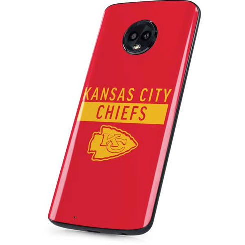 NFL Kansas City Chiefs Red Performance Series Moto G6 Skin