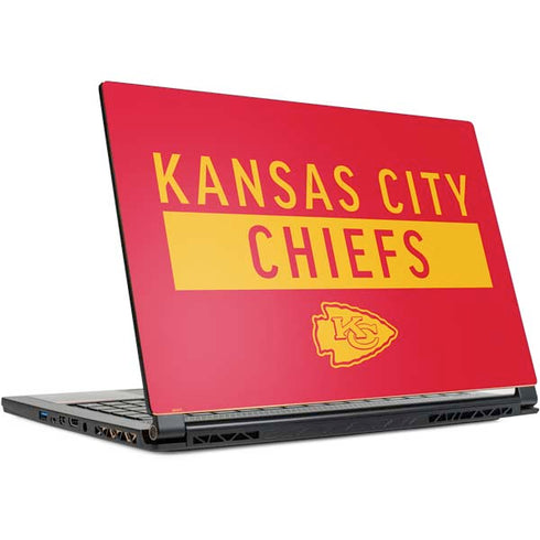 NFL Kansas City Chiefs Red Performance Series MSI GS65 Stealth Laptop Skin