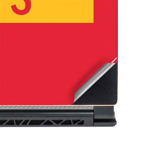 NFL Kansas City Chiefs Red Performance Series MSI GS65 Stealth Laptop Skin