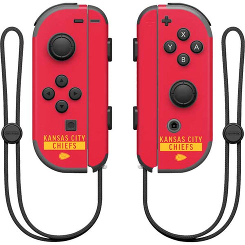 NFL Kansas City Chiefs Red Performance Series Nintendo Joy-Con (L/R) Controller Skin
