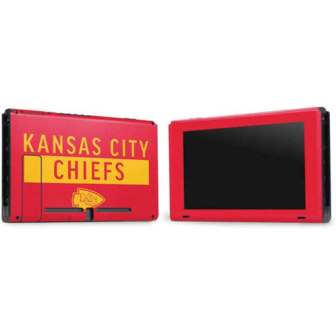 NFL Kansas City Chiefs Red Performance Series Nintendo Switch Bundle Skin