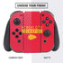 NFL Kansas City Chiefs Red Performance Series Nintendo Switch Bundle Skin