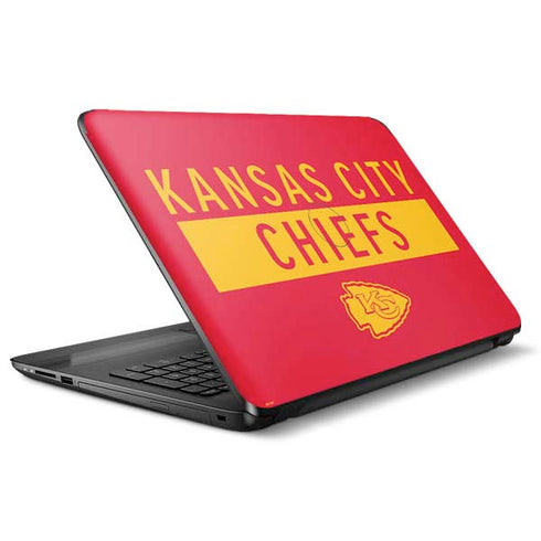 NFL Kansas City Chiefs Red Performance Series HP Notebook Skin